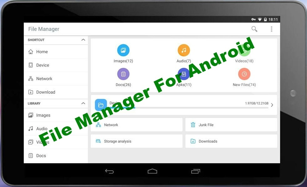 Download manager on android